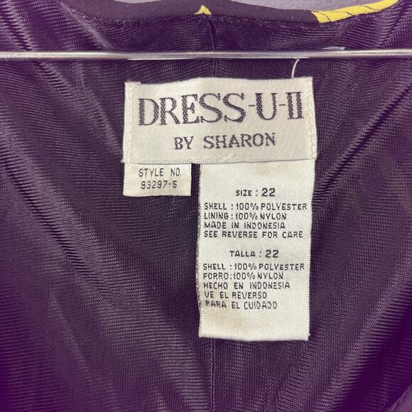 Dress-U II Sharon Maxi Dress and Cardigan Womens Size 22 Black Gold Goth Cottage - Picture 2 of 10